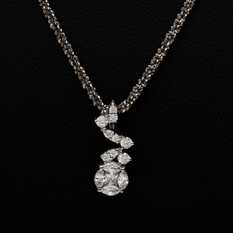 Adorable Marquise Lab Grown Diamond Pendant