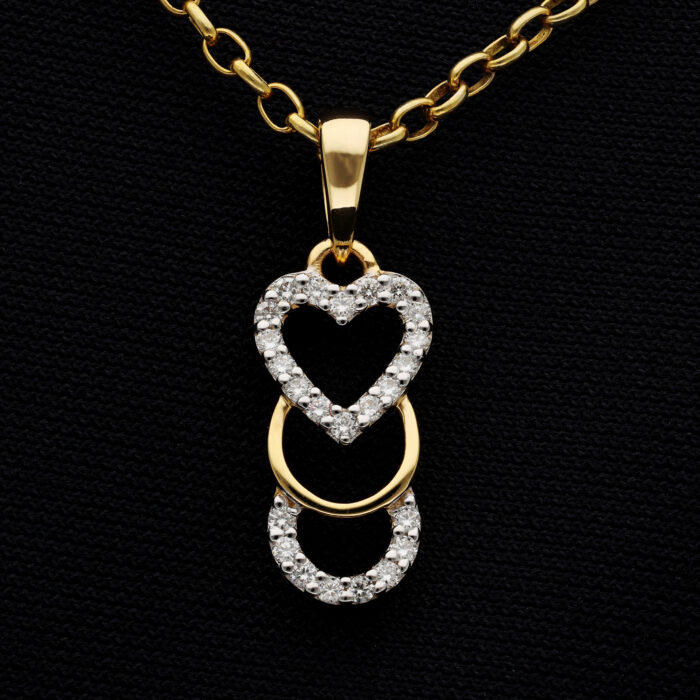 Lab Grown Diamond Heart Pendant for Her