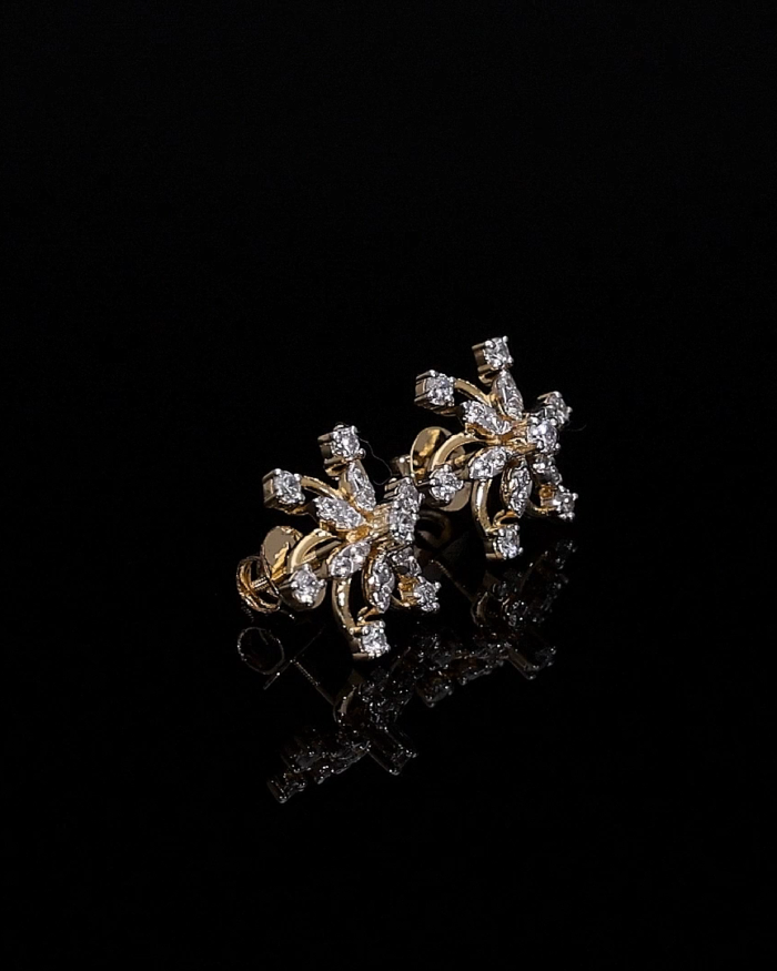 Swirl Lab Grown Diamond Earrings