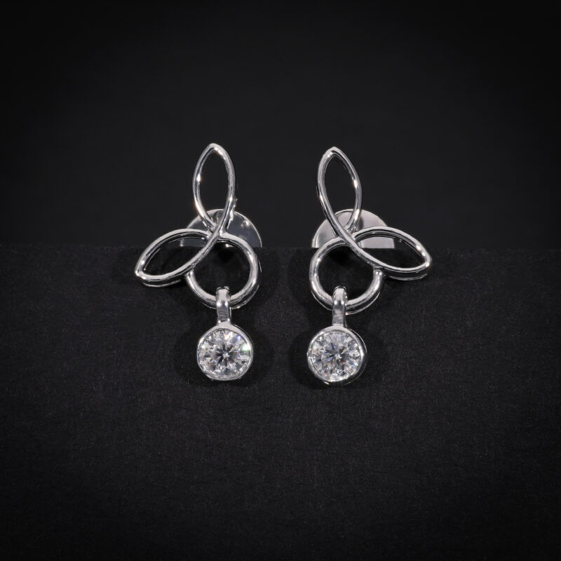 Drop Lab Grown Diamond Earrings