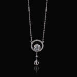 1 CT Round Cut Diamond Halo Pendant