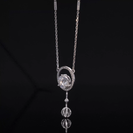 Halo Diamond Pendant for Her