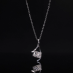 Radiant Cut Lab Grown Diamond Pendant