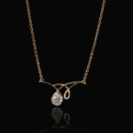 Pear Cut Lab Diamond Pendant