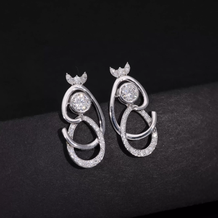 Lab Grown Diamond Earrings for Gift