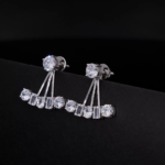 Multiple Shape Diamond Stud Earrings