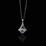 Round Cut Diamond Pendant for Her