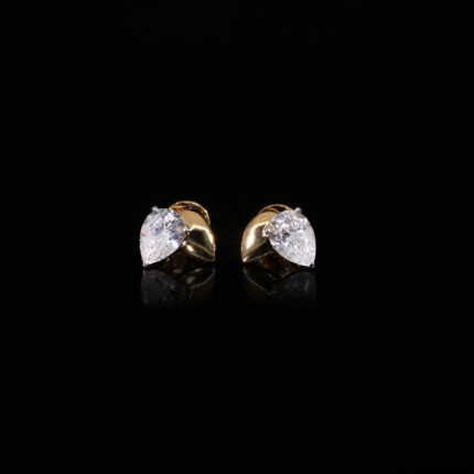 Pear Cut Lab Grown Diamond Studs