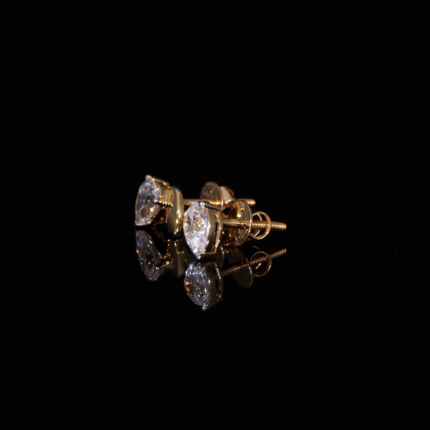 Pear Cut Lab Grown Diamond Studs