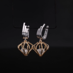 5 TCW Rough Diamond Earrings