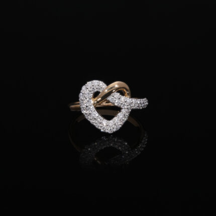 Lab Grown Diamond Infinity Heart Ring