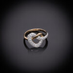 Lab Grown Diamond Infinity Heart Ring