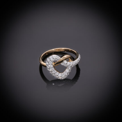 Lab Grown Diamond Infinity Heart Ring