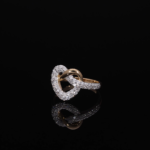 Lab Grown Diamond Infinity Heart Ring