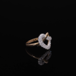 Lab Grown Diamond Infinity Heart Ring