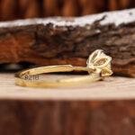 Portuguese Cut Diamond Ring lab grown diamond solitaire ring engagement ring wedding ring antique ring