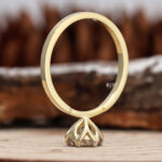 Portuguese Cut Diamond Ring lab grown diamond solitaire ring engagement ring wedding ring antique ring