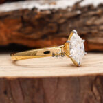 Dutch Marquise Cut Diamond Solitaire Engagement Ring vintage ring vintage engagement ring art deco ring antique cut diamond