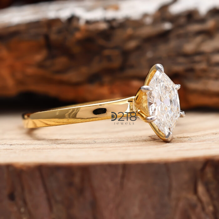 Dutch Marquise Cut Diamond Solitaire Engagement Ring vintage ring vintage engagement ring art deco ring antique cut diamond