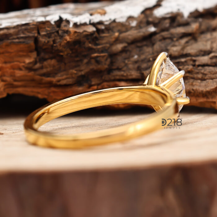 Dutch Marquise Cut Diamond Solitaire Engagement Ring vintage ring vintage engagement ring art deco ring antique cut diamond