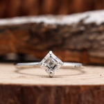 Asscher Cut Lab Grown Diamond Ring