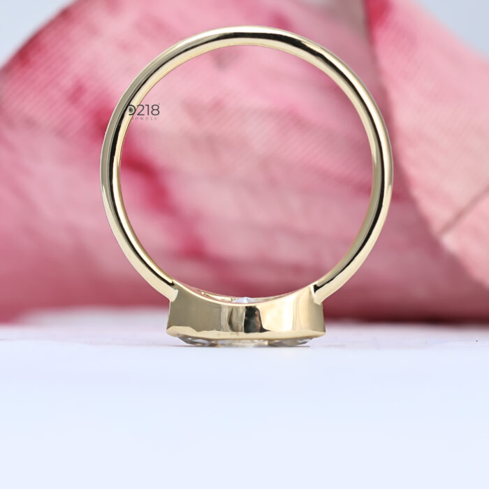 bezel set ring