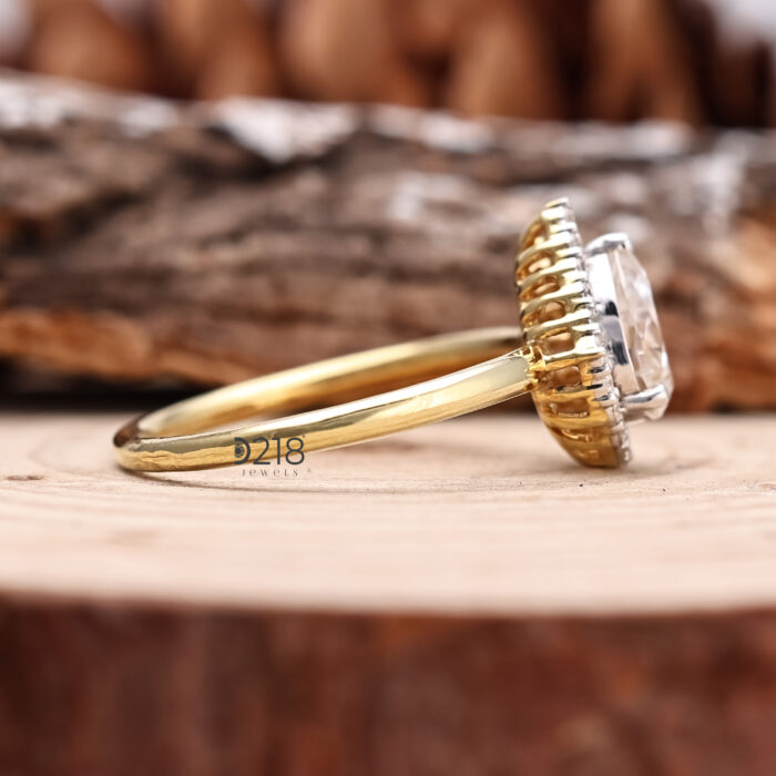 tear drop diamond diamond finger rings lab grown diamond rings