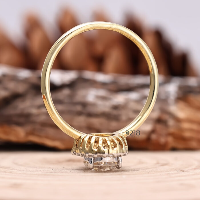 diamond ring for her, handmade anniversary gift