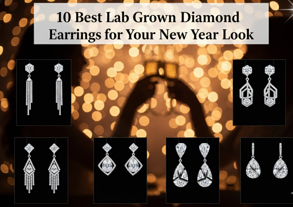 10 best lab grown diamond earrings for your new year look