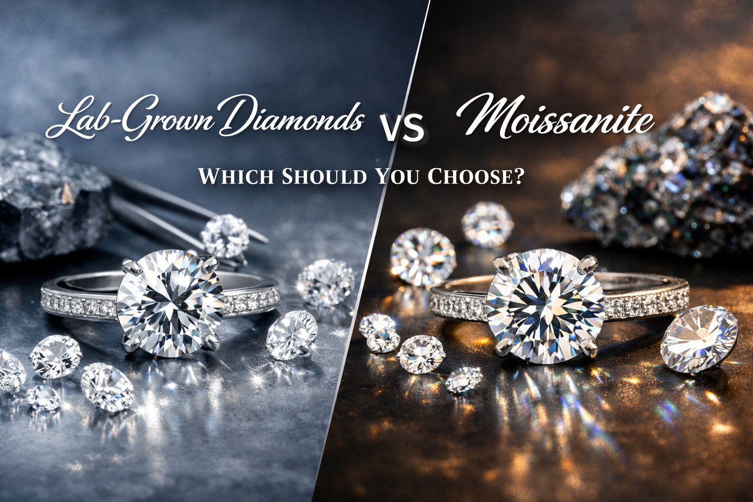 Lab-Grown Diamonds vs Moissanite: Which Should You Choose?