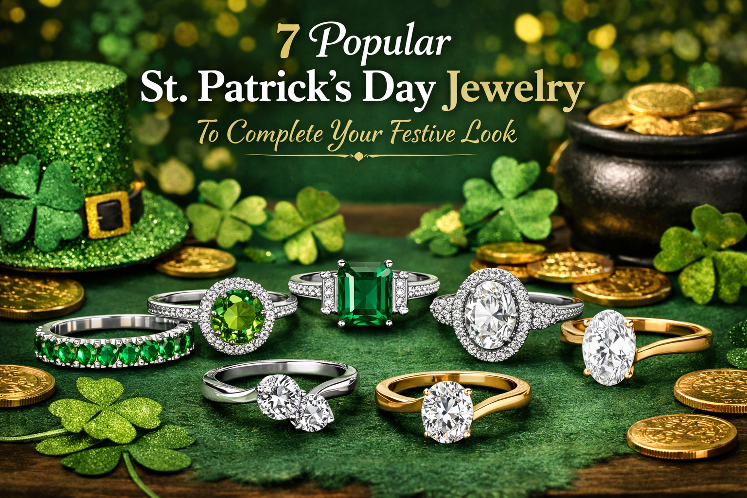 Definitely. High-quality St. Patrick’s Day Jewelry, especially gemstone and diamond rings, can be worn year-round. Their timeless designs make them suitable for daily wear, special occasions, and celebrations beyond St. Patrick’s Day.