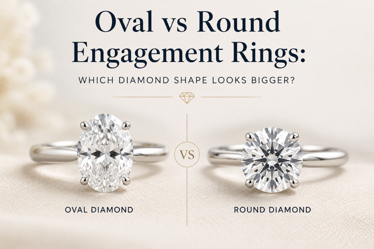 Oval vs Round Engagement Rings
